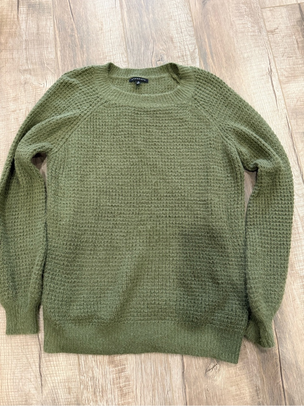 Staccato Olive Green Crewneck Sweater